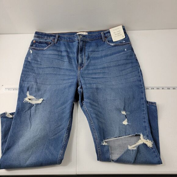 Abercrombie & Fitch the ankle straight ultra high rise 35/ 20R womens jeans 3620 - Picture 1 of 12